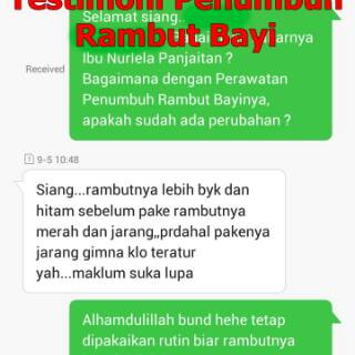 penumbuh rambut  bayi pelebat rambut  bayi balita anak 