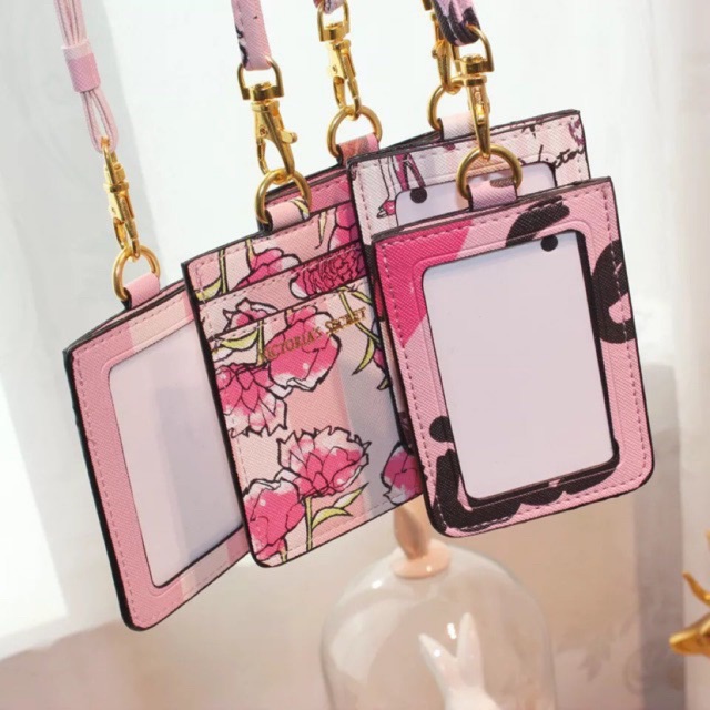 

[READY STOCK INDO] Original 100% Victoria Secret Id Card Holder/Id Card Gantung/Tempat Id Card