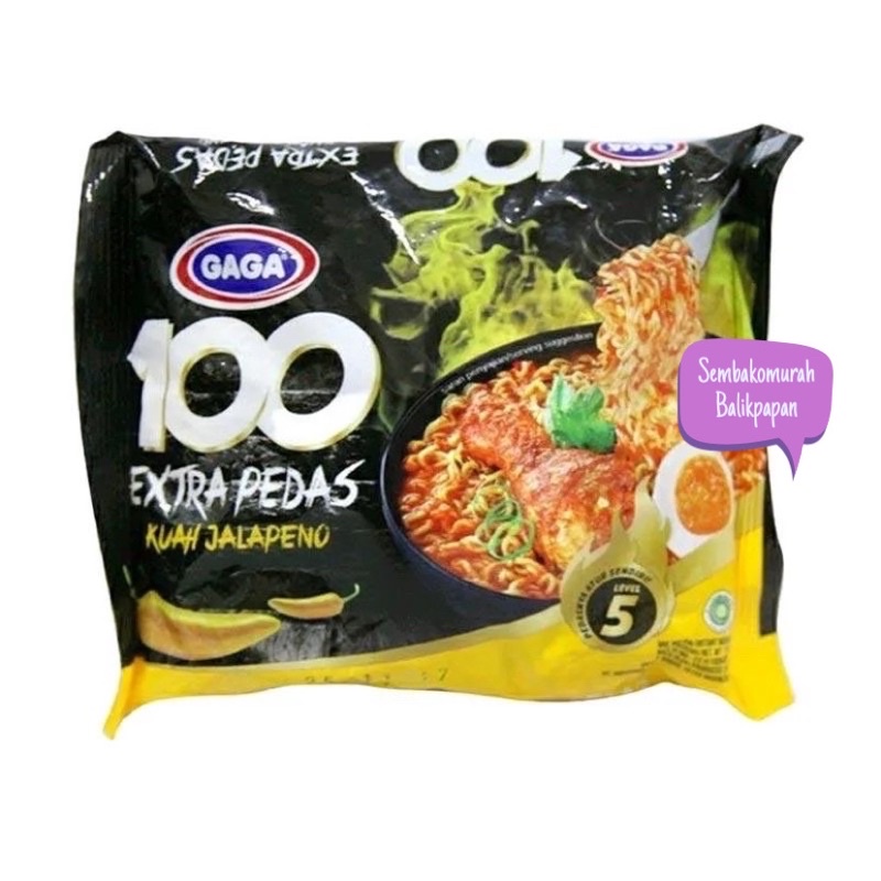 

Gaga Mie Extra Pedas Kuah Jalapeno 75gr