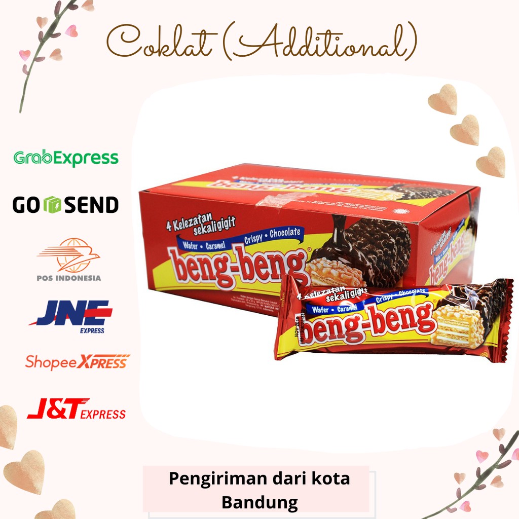 

Coklat Bengbeng 22gr Additional (Tambahan pada buket/Gift box)