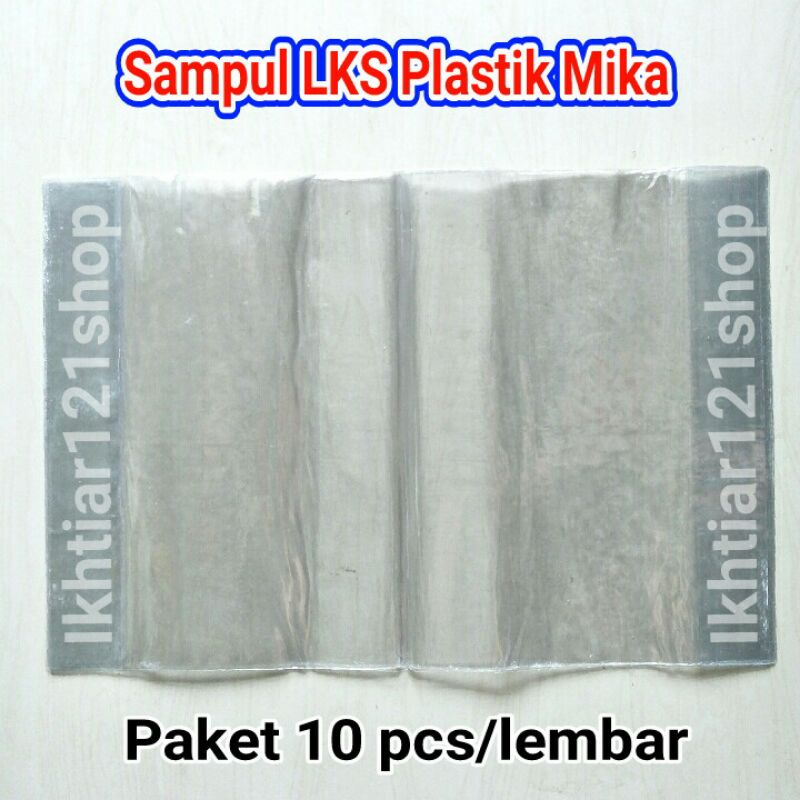 

Paket 10 Lembar Sampul Plastik Mika Buku LKS isi 10 pcs/Lembar