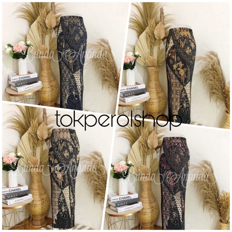 Rok Kebaya Plisket / Rok Batik / Bawahan Kebaya / Rok Plisket Kebaya Bawahan Batik / Rok Kebaya Bati