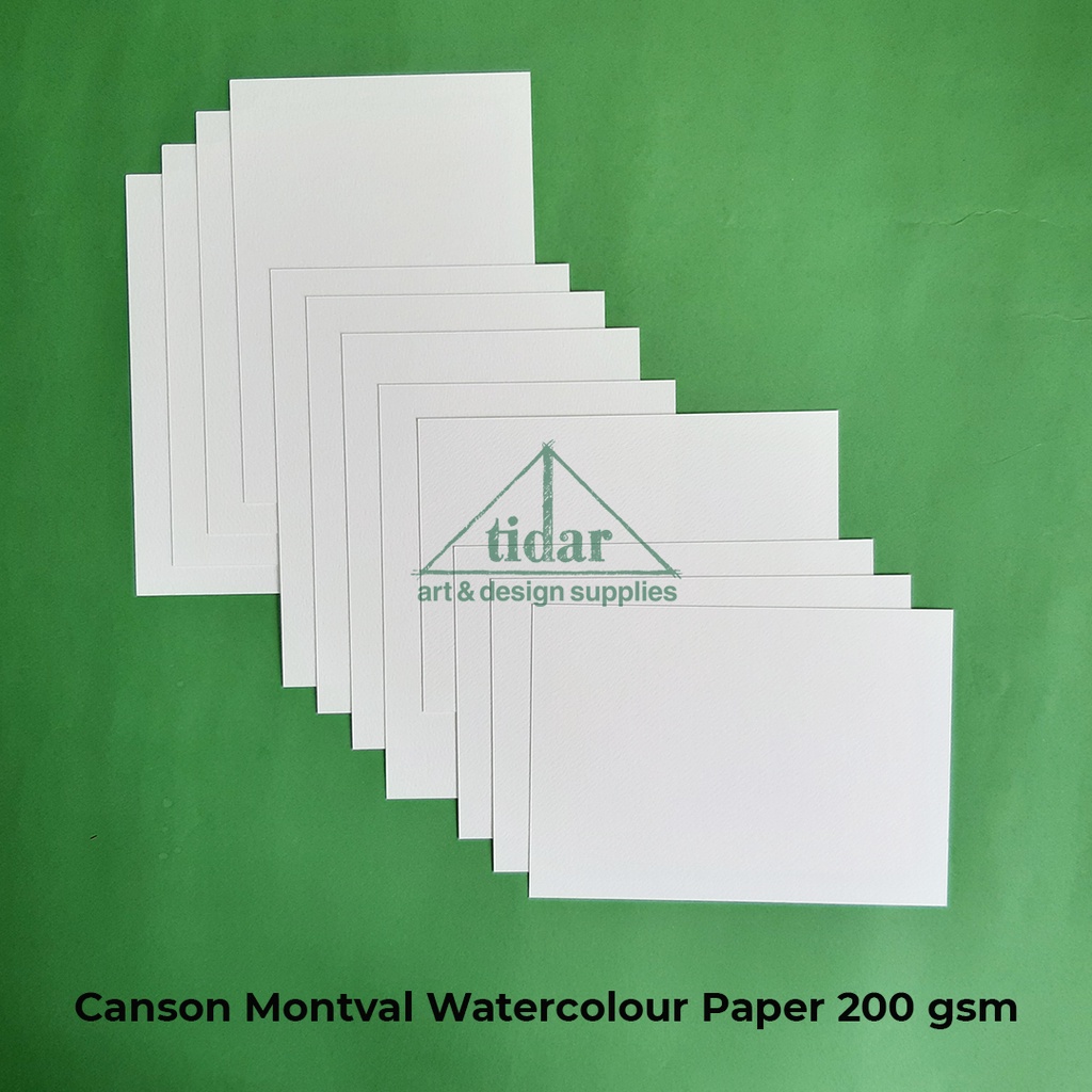 

[MR] Canson Montval Watercolour Paper 200 gsm A5 - Kertas Gambar Cat Air - Watercolor