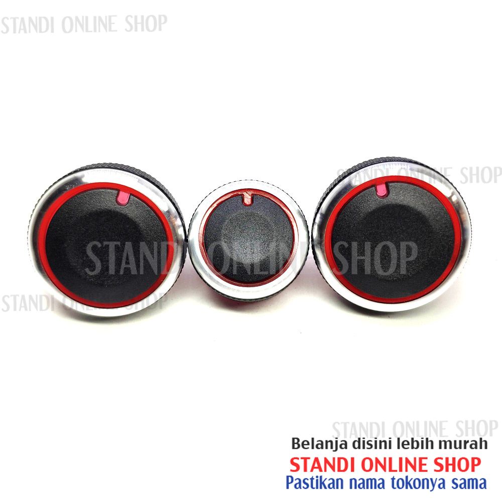 Knob AC Elegant Bundar Nissan March Warna Hitam