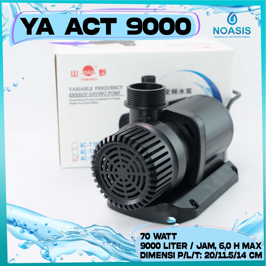 POMPA LOW WATT KOLAM YAMANO ACT 9000 AC-T 9000 DAYA RENDAH PROMO MURAH