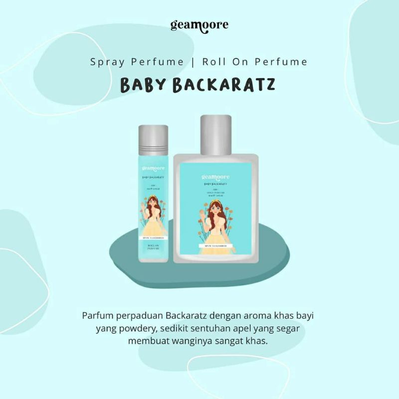 Inspired Parfum Geamoore 6ml & 17ml BPOM Roll On Spray-Baby Backaratz