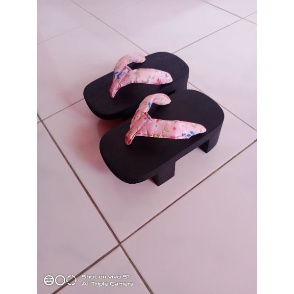 bakiak jepang/sandal kayu/geta jepang sandal jepit/ sandal anak keren