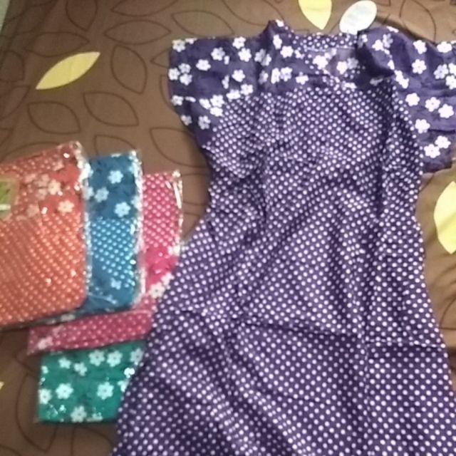 Baju Tidur Singlet Batik Pekalongan Best Seller Setelan 3/4