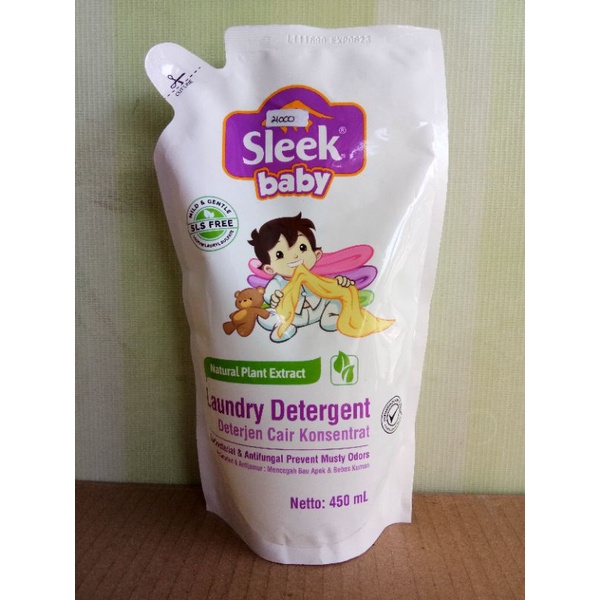 SLEEK BABY LAUNDRY DETERGENT CAIR KOSENTRAT 450ML, 900ML