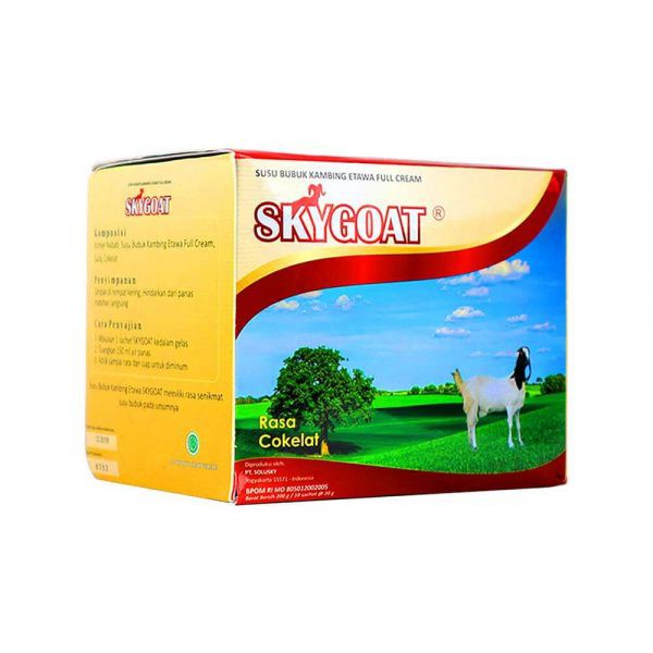 

Skygoat - Susu Kambing Etawa Cokelat - 1box (10Sachet)