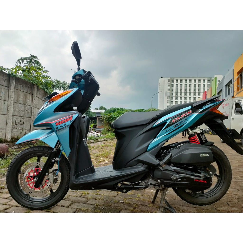 STRIPING TRANSPARAN VARIO 125 OLD HELM IN COSTUME DESIGN TRANSPARAN BLACK