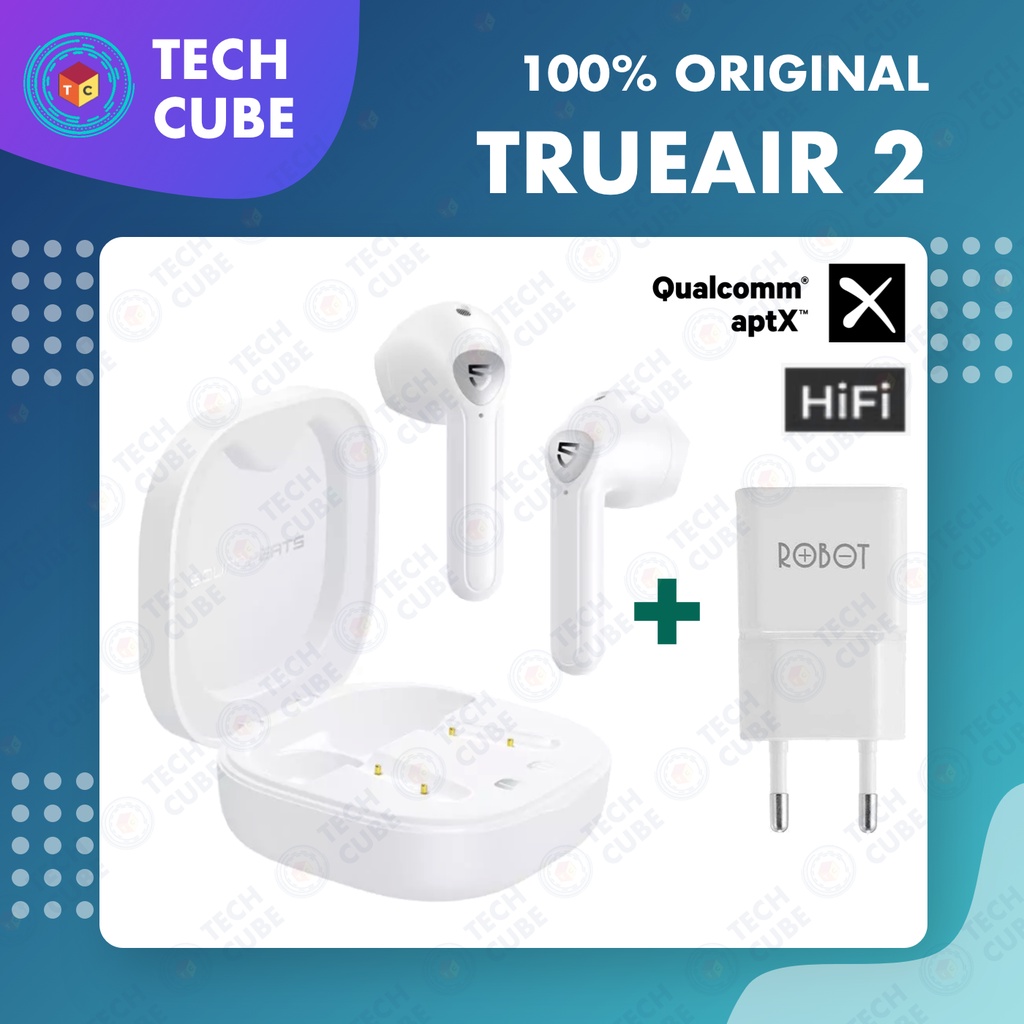 TrueAir 2 TWS APTX Earphone Headset Wireless Earbuds Bluetooth