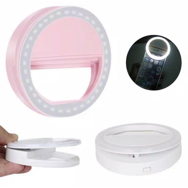 Lampu Selfie LED - Ring Selfie- Ringlight Selfie - Lampu Foto