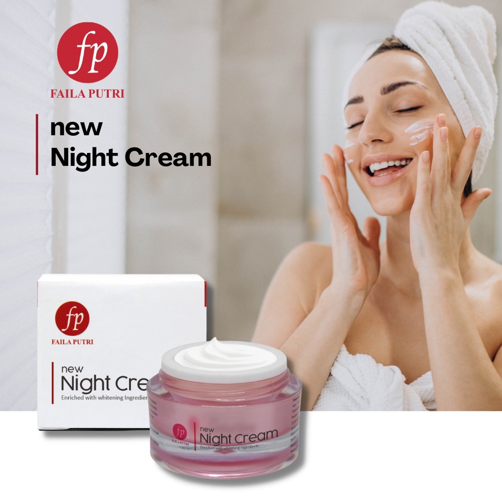 FAILA PUTRI New Night Cream Whitening - cream malam untuk remaja BPOM