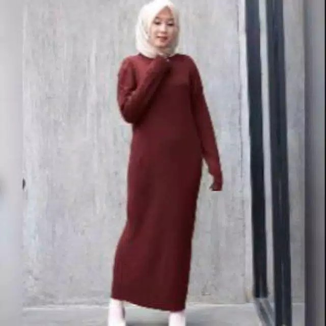 MEDARI LONG DRESS LONG KNITT