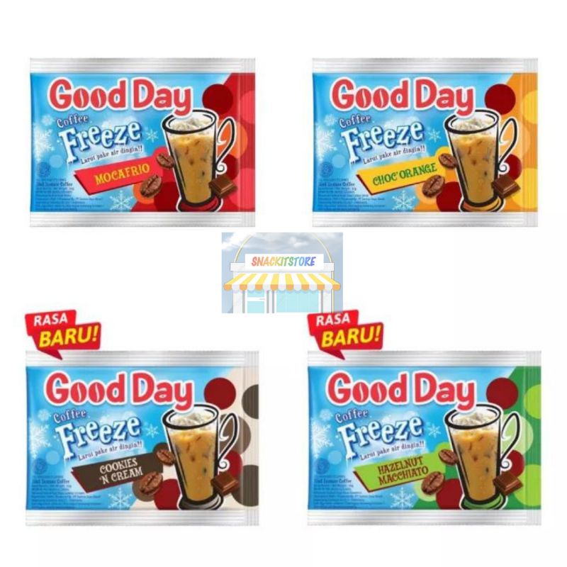 

Good Day Cofee Freeze Varian Baru 10pcs x 30 gram