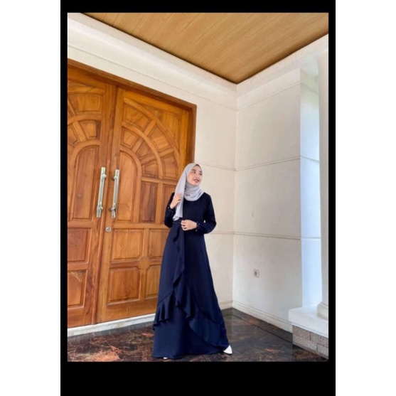GAMIS ABAYA MODERN NAVY