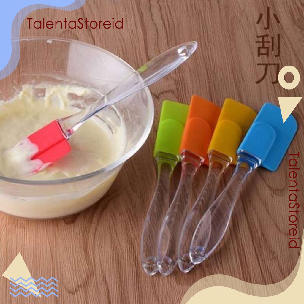 Spatula Kue Silikon Peralatan Masak Dapur Kitchen Set Bakery Pastry Cake Oven Home