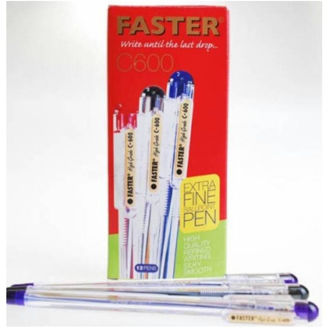 

Pulpen / Ballpoint Faster C600 (12pcs)