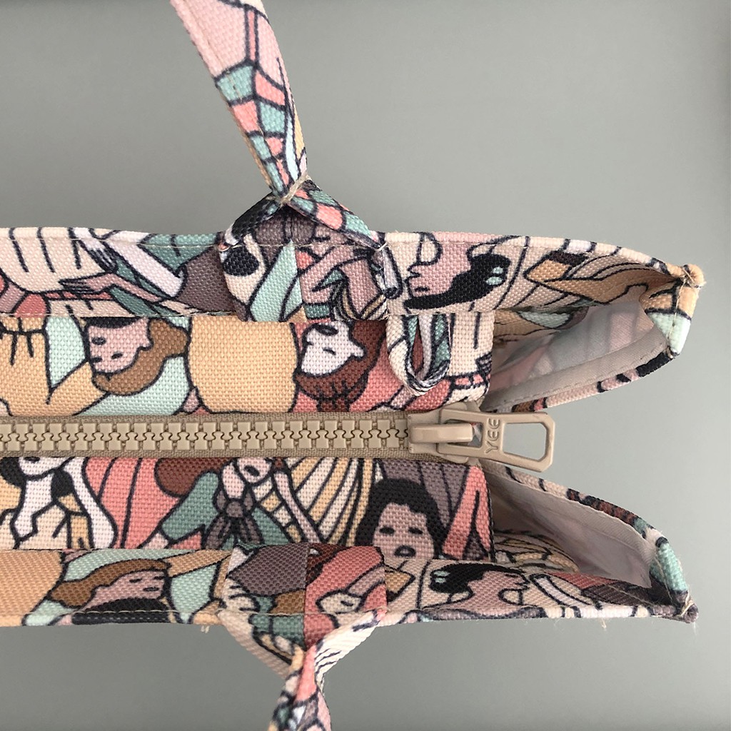 Toteyama - Tas Tote Traveller Medium - Tropical