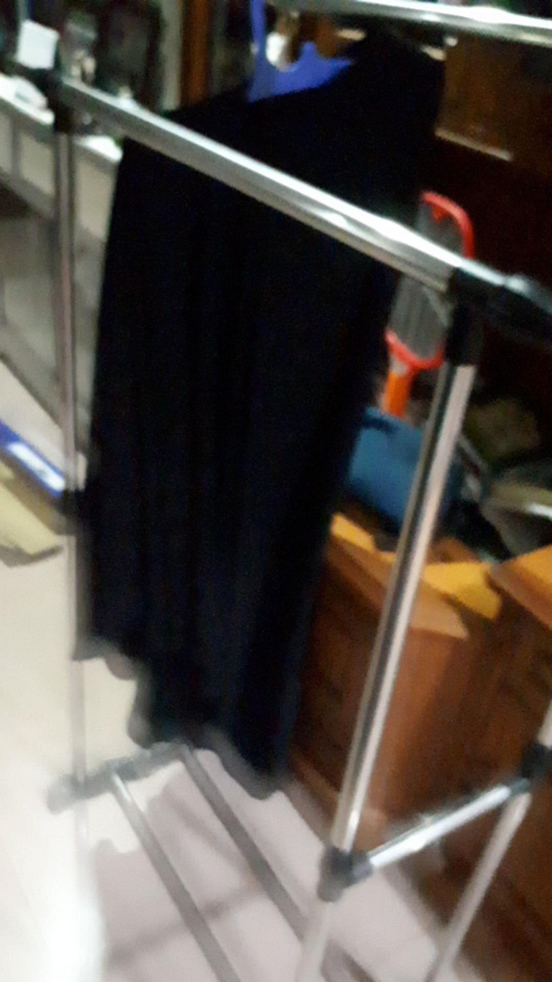 Rak Jemuran Tidak Ada Roda Gantungan Baju Celana Kemeja Handuk Topi Rak Pakaian Stainless  Yk-112