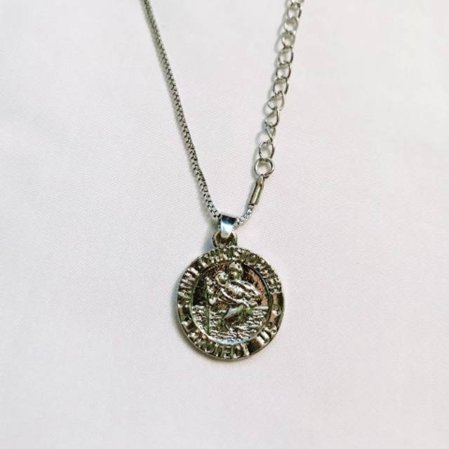 St. Christopher Necklace Sliver