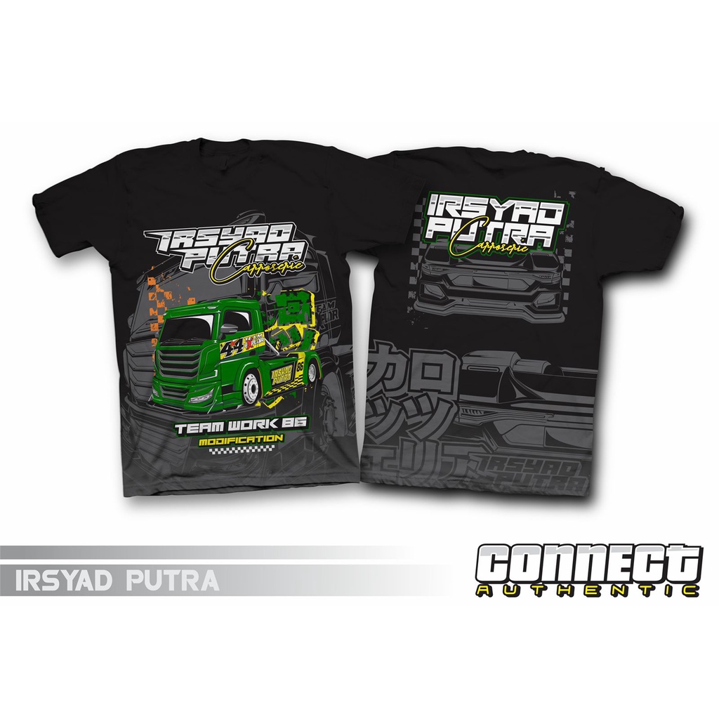Kaos Dewasa Canter Explore HITAM IRSYAD PUTRA KAROSERI