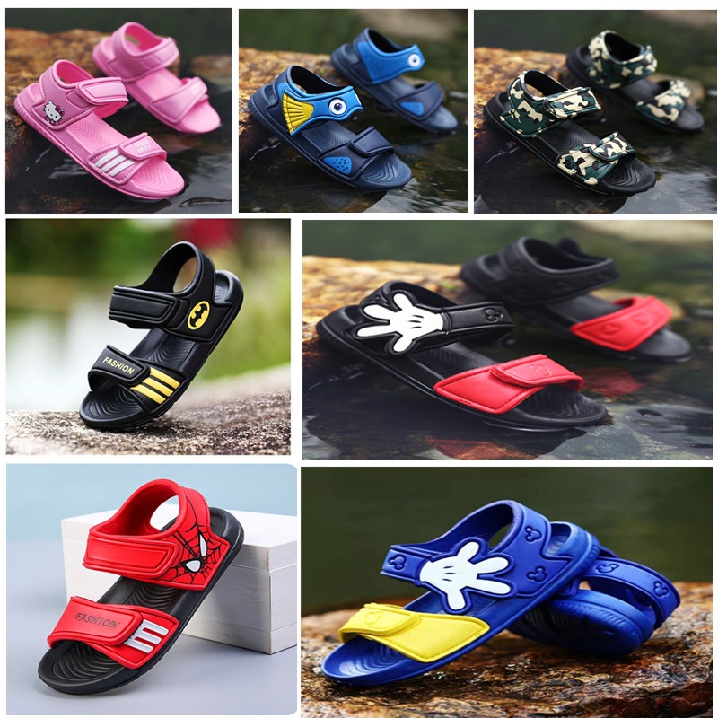 [Brandedbaby] 24-30 SANDAL GUNUNG ANAK KARAKTER IMPORT PACKING BOX / SENDAL ANAK RINGAN LENTUR