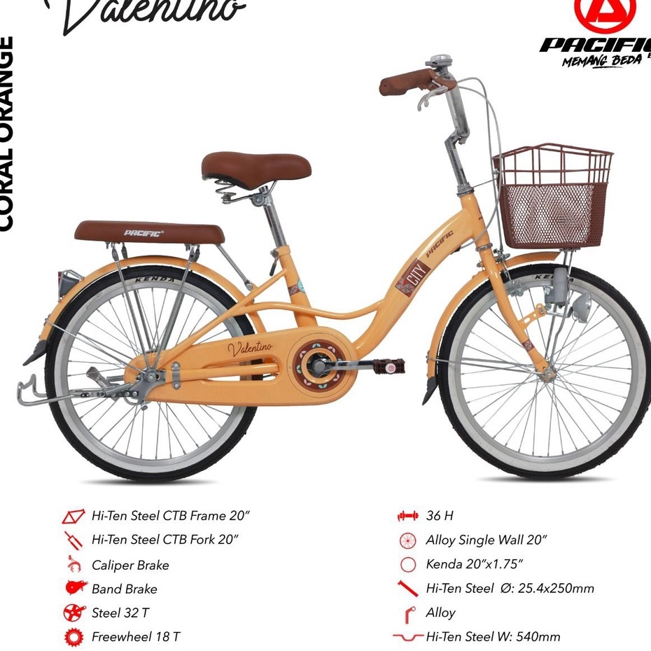 SEPEDA CTB 20" PACIFIC VALENTINO