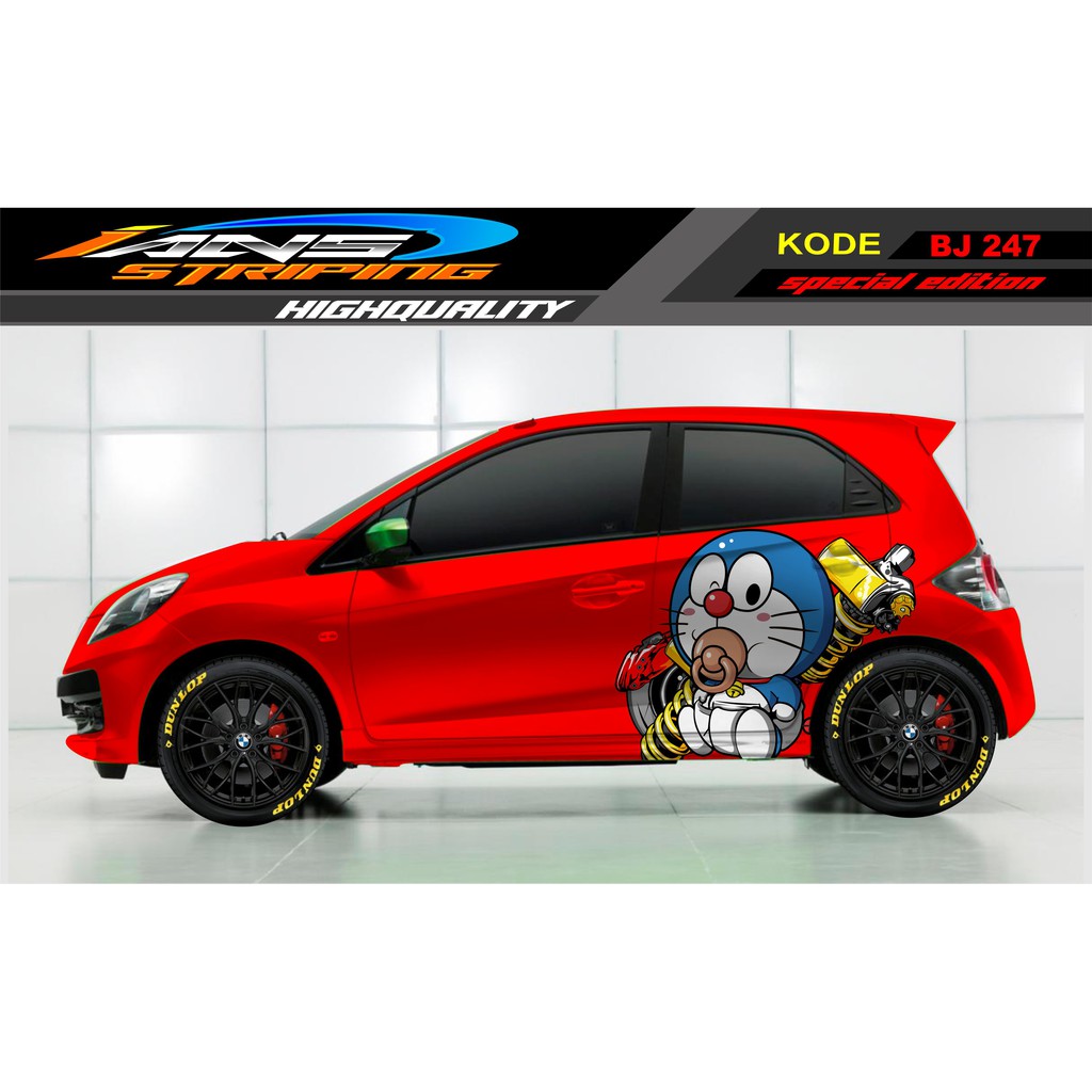 DECAL STIKER HONDA BRIO, JAZZ, CALYA, AGYA, MOBILIO / STICKER MOBIL TERBARU