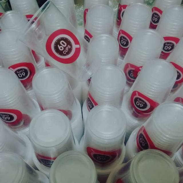 sablon gelas pp 16oz merk SAP