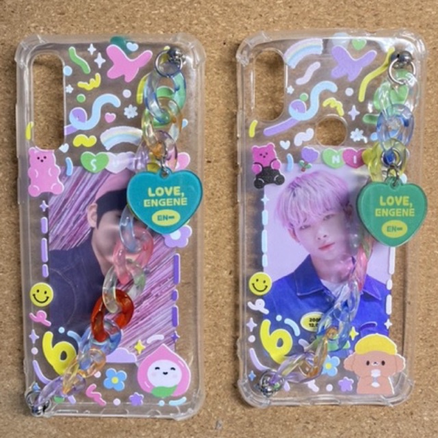 Custom printed Case Charm & Strap Chain Case Pastel Color with Keychain all type NCT Dream Treasure 