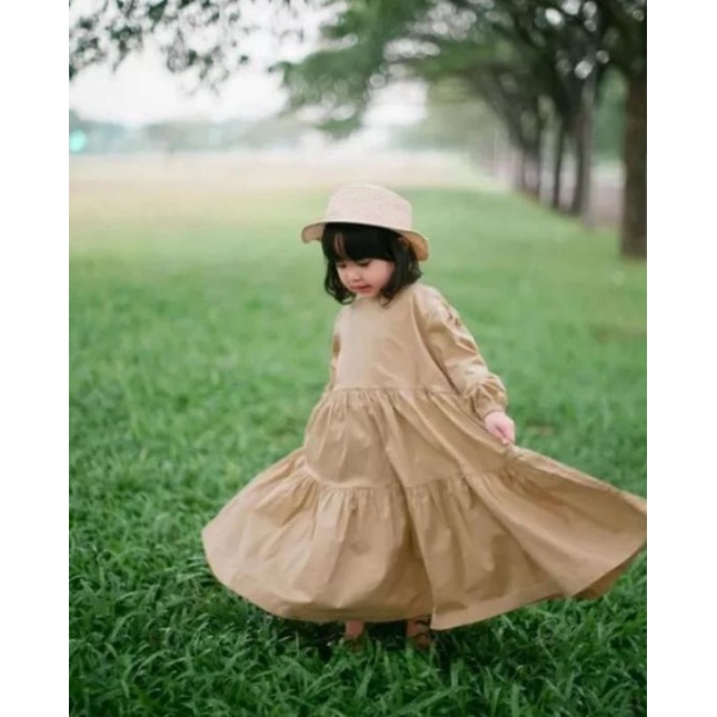 gamis anak viral ditiktok/gamis anak canda/gamis ank super mayung/gamis anissa  dress 2-10 tahun/gam