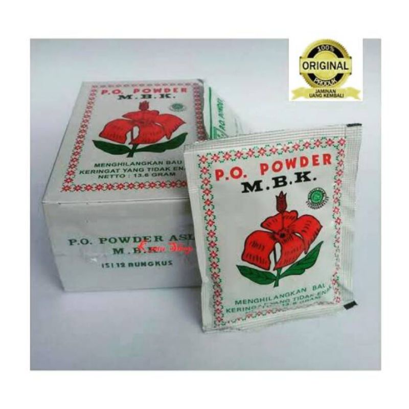 Bedak Ketiak anti bau Powder M.B.K / MBK