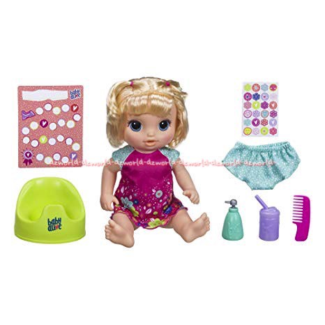 Baby Alive Potty Dance Mainan Boneka Bisa Pipis Dilengkapi Dengan 50 Suara