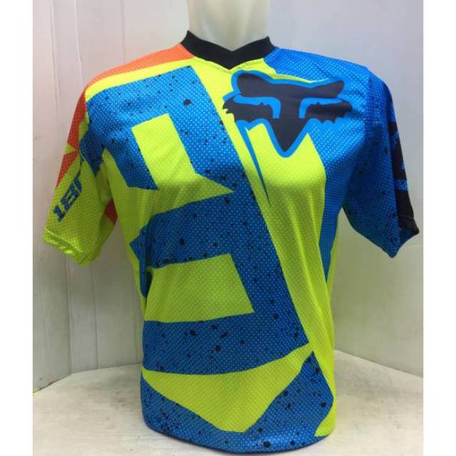 Baju motor  trail  pendek  jersey trail  Shopee Indonesia