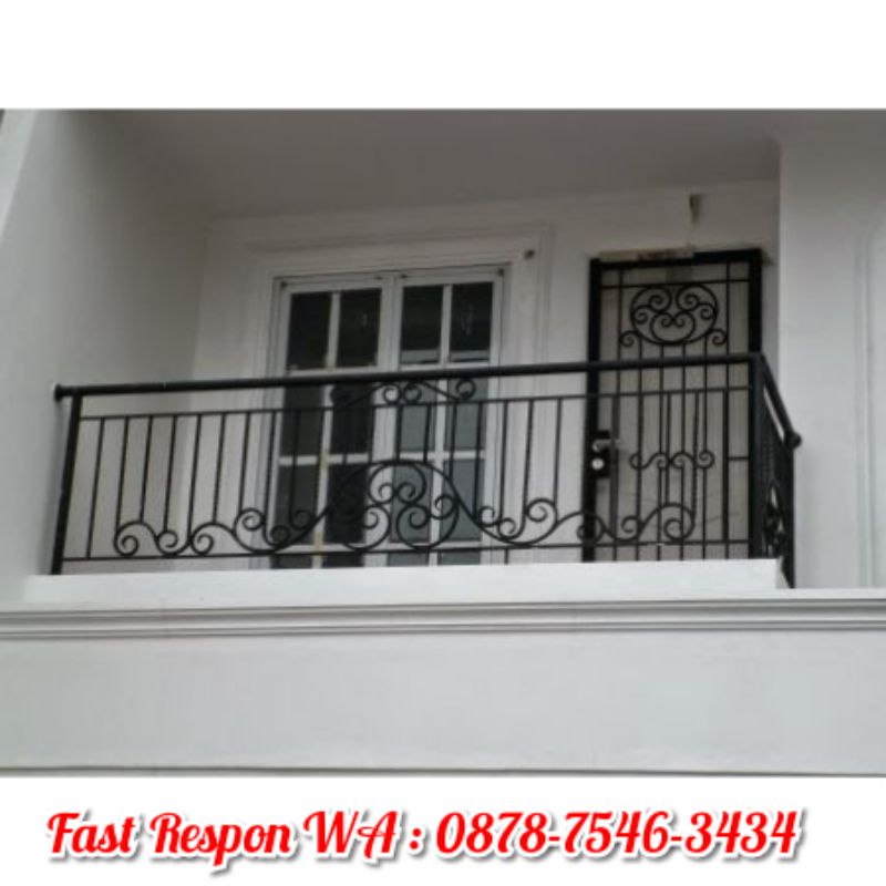 RELLING BALKON BESI MINIMALIS / RAILING BALKON RUMAH MURAH