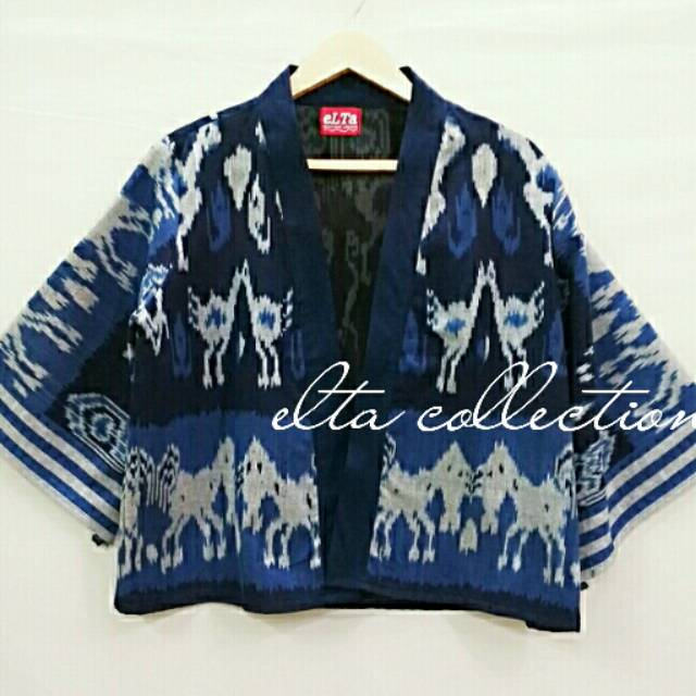 Outer blouse etnik tenun motif sumba