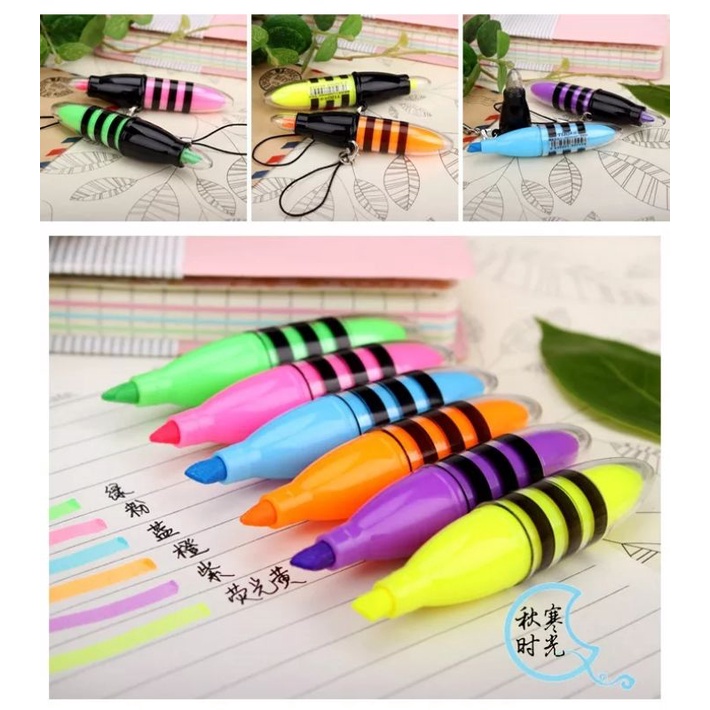 

Stabilo Tizo 6 Warna Highlighter Pen Pewarna
