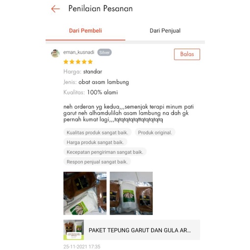 PAKET ASAM LAMBUNG PATI GARUT 500 GRAM DAN GULA AREN 250 GRAM