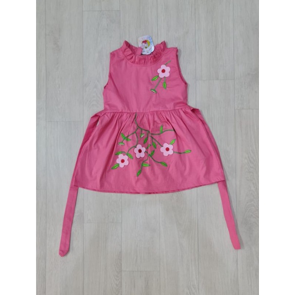 baju bayi perempuan dress bunga baby girl jsb8