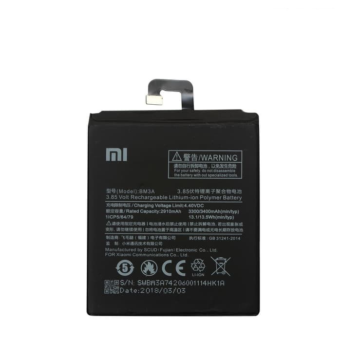 BATRE BATTERY XIAOMI BM3A/MI NOTE 3