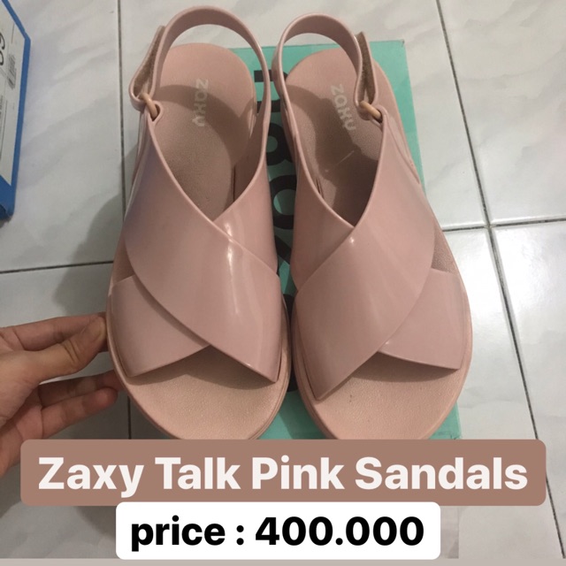 Zaxy Talk Pink Sandals