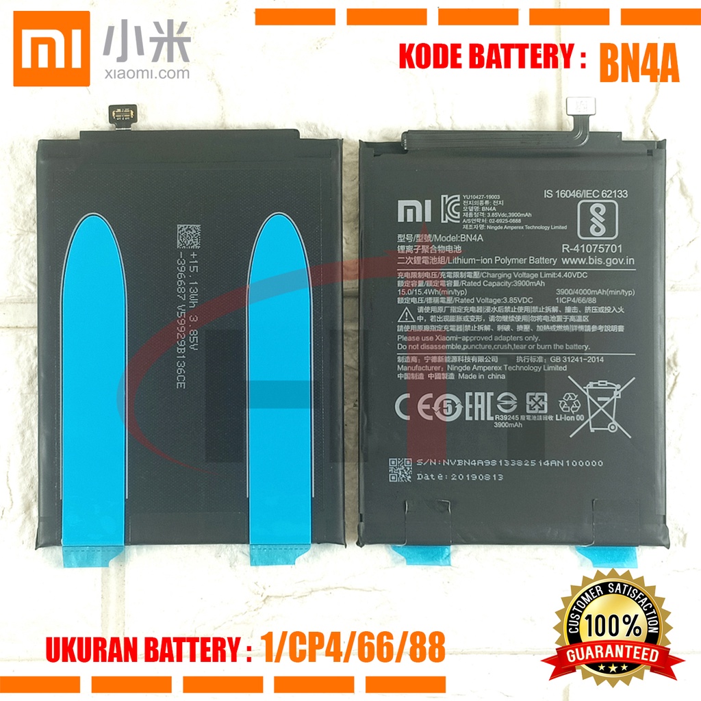 Baterai Battery Original BN4A Xiaomi Redmi Note 7 / Note 7 Pro