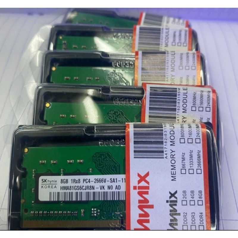 SODIM HYNIX DDR4 8GB PC4-21300 / 2666MHZ