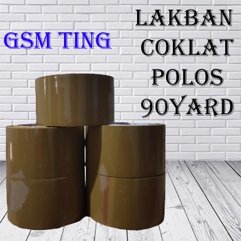 

Lakban Polos UK 45mm X 90 Yard Cokelat