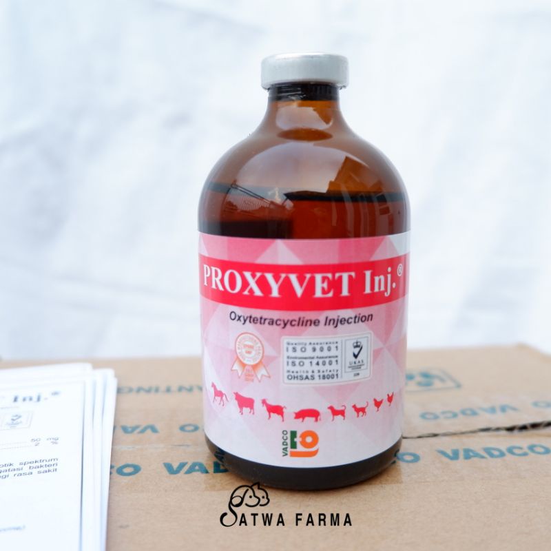 Proxyvet Inj 100ml  / Antibiotik Oxytetracycline Injection