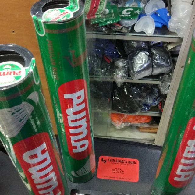 Shuttlecock puma hijau original