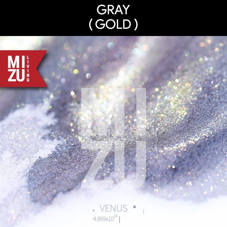 TRAMOL GOLD SERIES 25ml SHIMMERING Fountain Pen INK Tinta Glitter Emas Perak-GRAY G