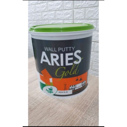 PLAMIR PLAMUR DEMPUL TEMBOK ARIES GOLD 5 KG